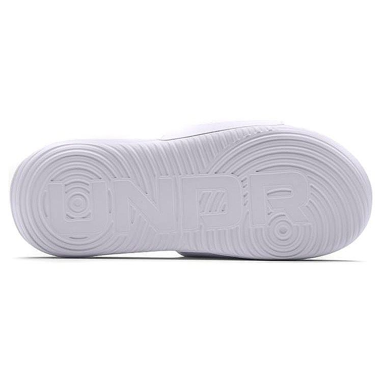 Under Armour Ansa Comfortable Flat EVA Slide Sandals Women Footwear White 3024437-101