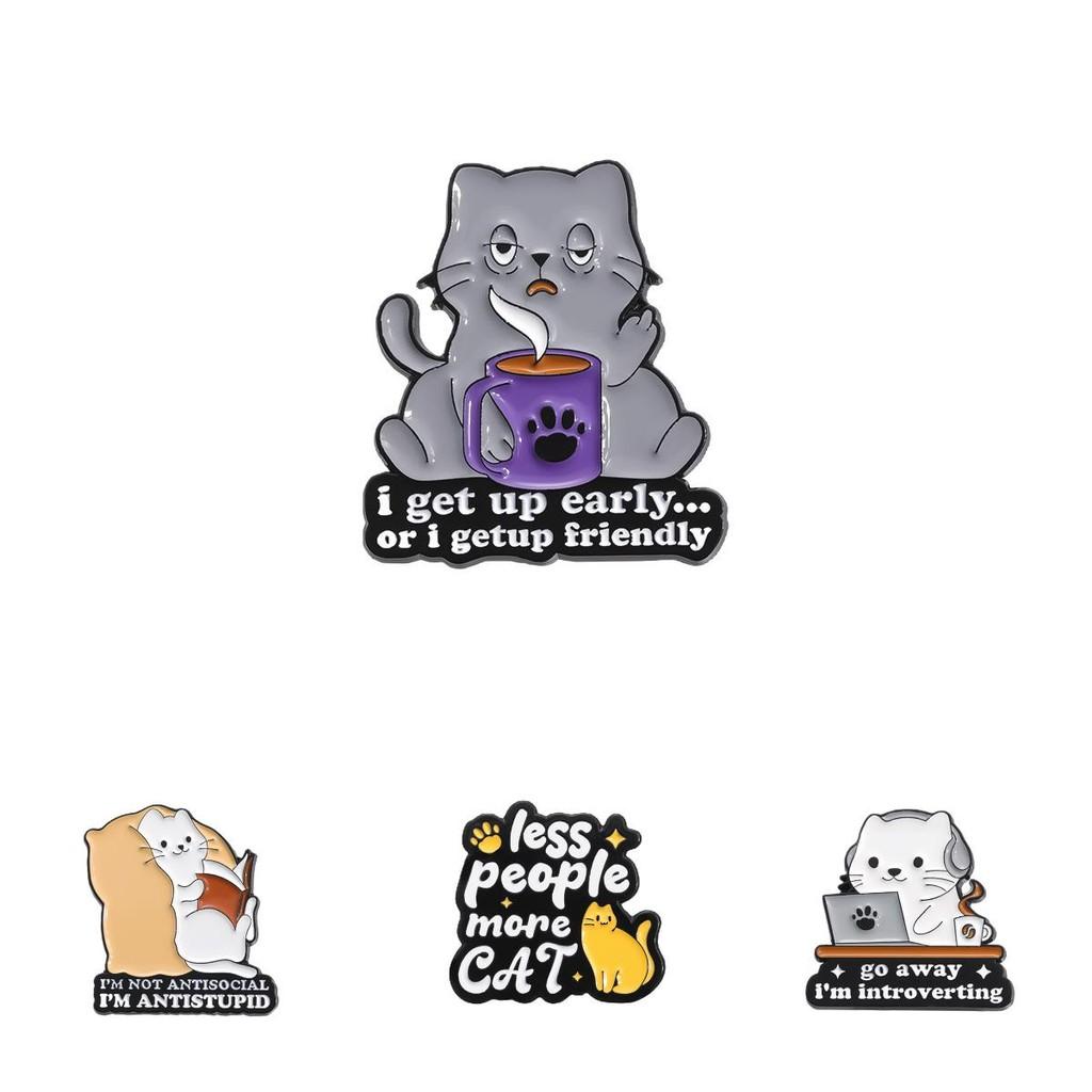 Cartoon Charming Animal Themed Pins Crafted From Alloy With Gorgeous Enamel Finish Ideal For Style Unique