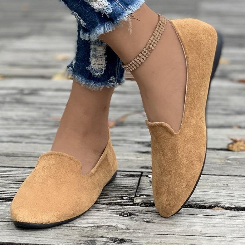 Fashion Spring Autumn Shoes for Women Comfortable Casual Slip On Flats Plus Size 36-43 Loafers Non-slip Zapatos De Mujer Women Shoes