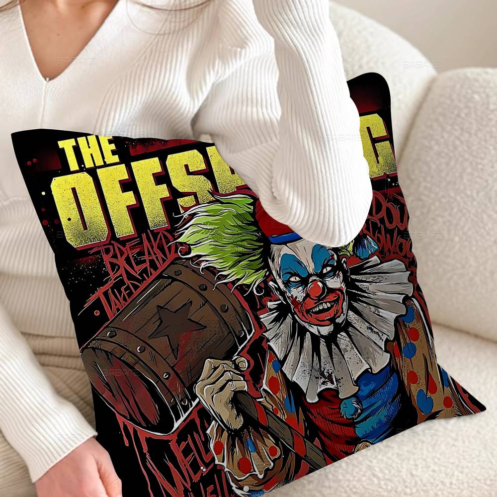 The OOffspringS Band Pillowcase Toon Gift Cushion Cover Bedroom Home Sofa Chair Seat Decor Pillow Case
