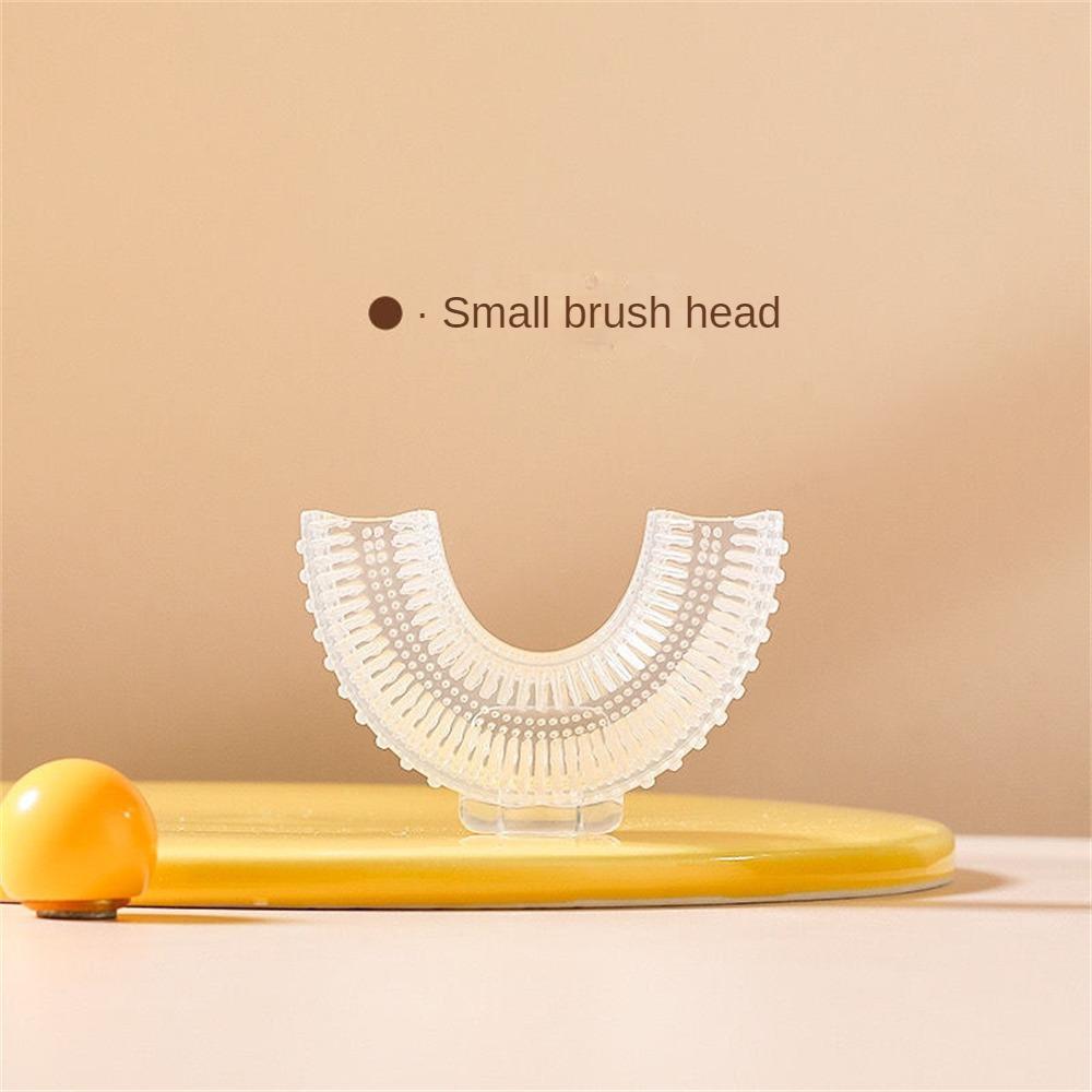 Kids Toothbrush U-Shape Infant Teether Baby Toothbrush Children Silicone Brush For Toddlers Oral Care Cleaning