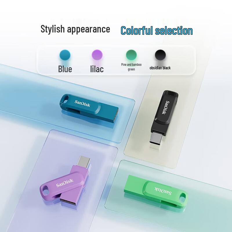 SanDisk 128GB Dual Drive Luxe USB Type-C Flash Drive
