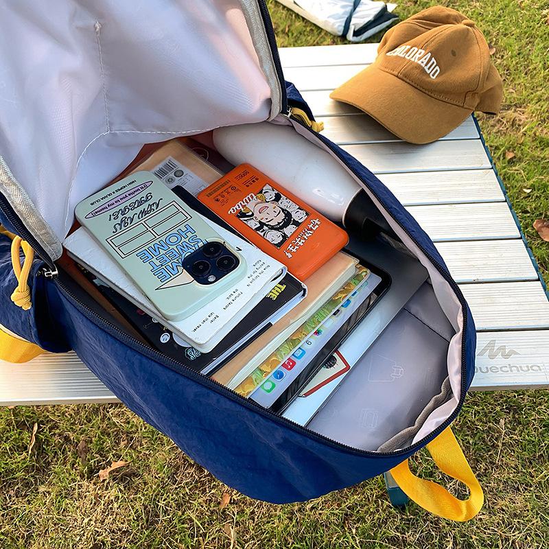 School Bag Versatile Large Capacity Couple Leisure Simple Travel Commute Light Sports Outdoor Mountaineering Bag