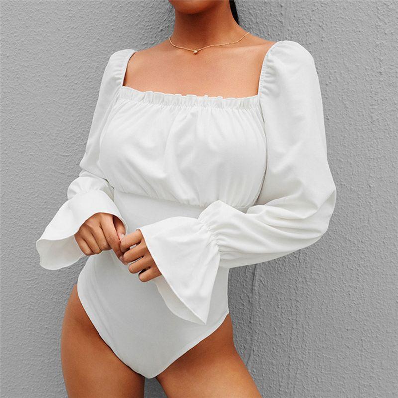 

Fashion Jumpsuit Women s Clothing White XXXL