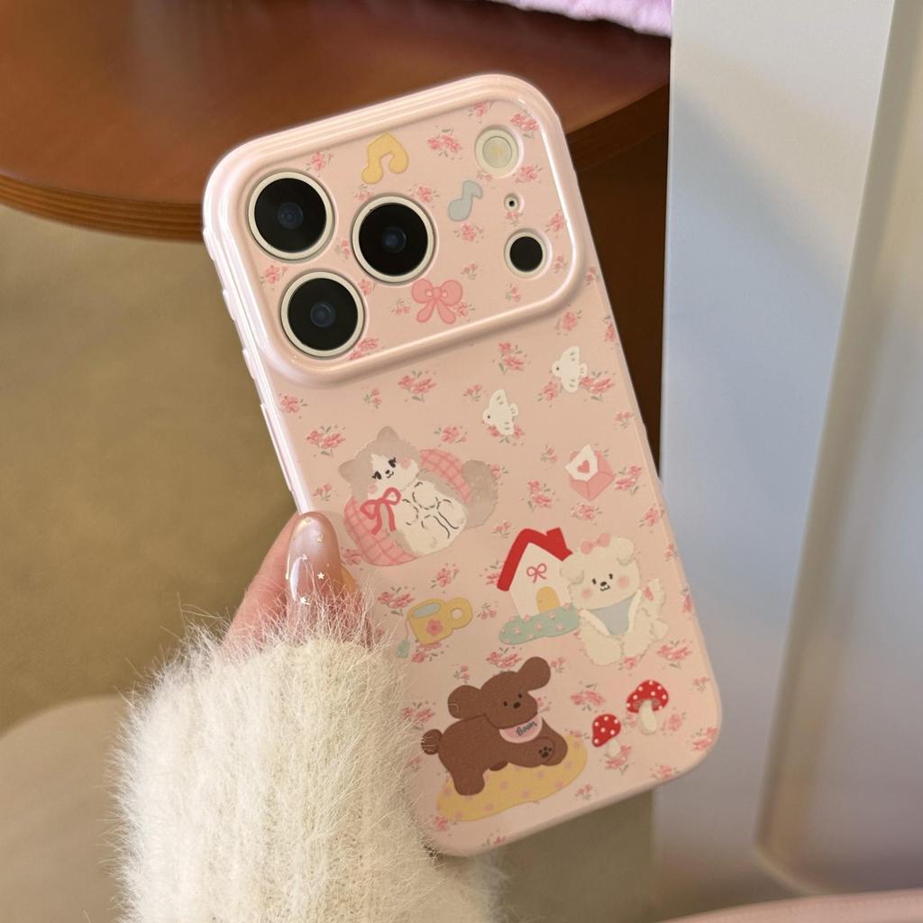 Floral Animal Print Phone Case for iPhone 15, iPhone 16, and iPhone 16 Pro Max