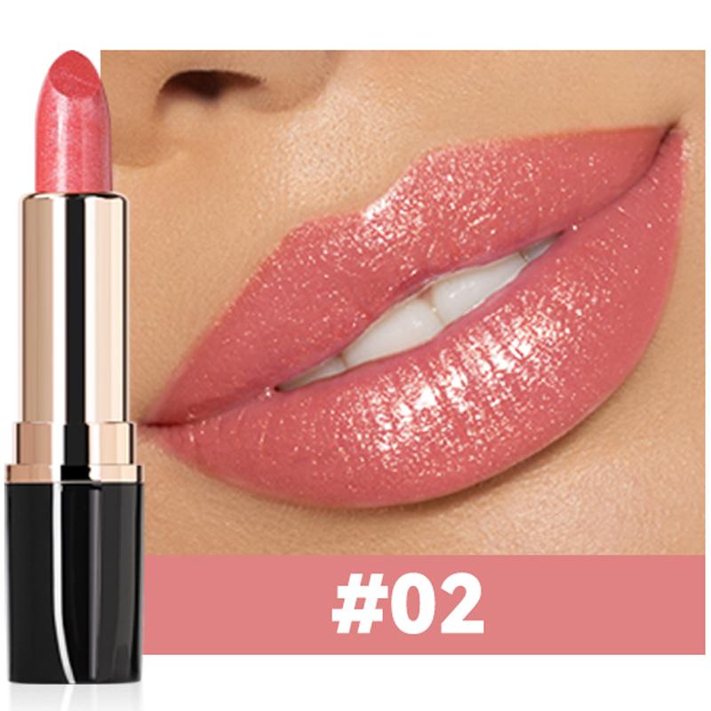 1 Stuk Zeemeermin Sprankelende Fluwelen Lippenstift Holografische Metallic Parel Lippenstift Langhoudende Micro-Glow Shimmer Lip Tint Vrouwen Make-up Cadeau