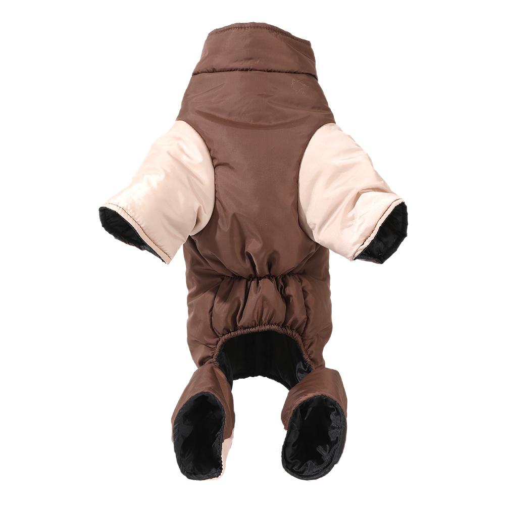 Verdickte Hunde-Overalls Winter Winddicht Warme Welpenjacke Für Kleine Mittelgroße Hunde Mit D-Ring Elastizität Reflektierend Chihuahua Yorkshire Haustierkleidung