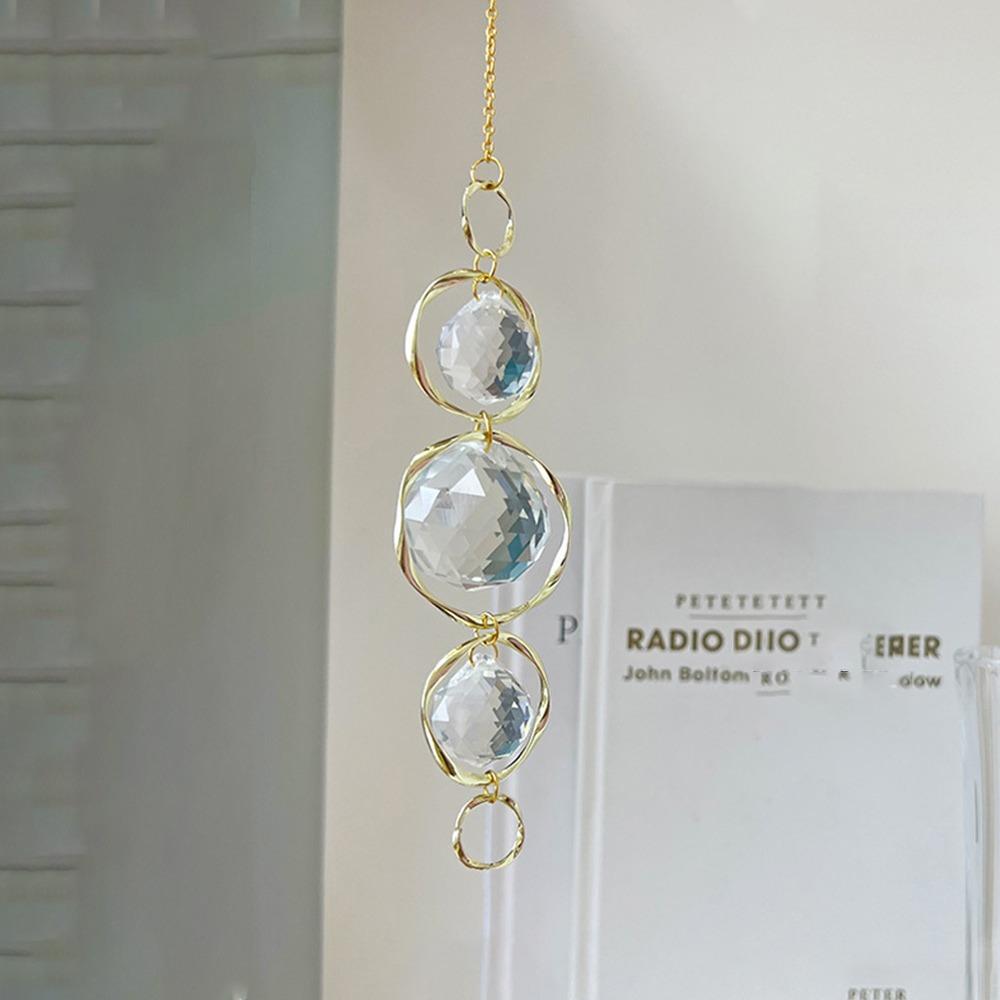 Doplňky Zvonkohra Křišťálová Skleněná Kapka Ornament Kreativní Lapač Slunce Dárek