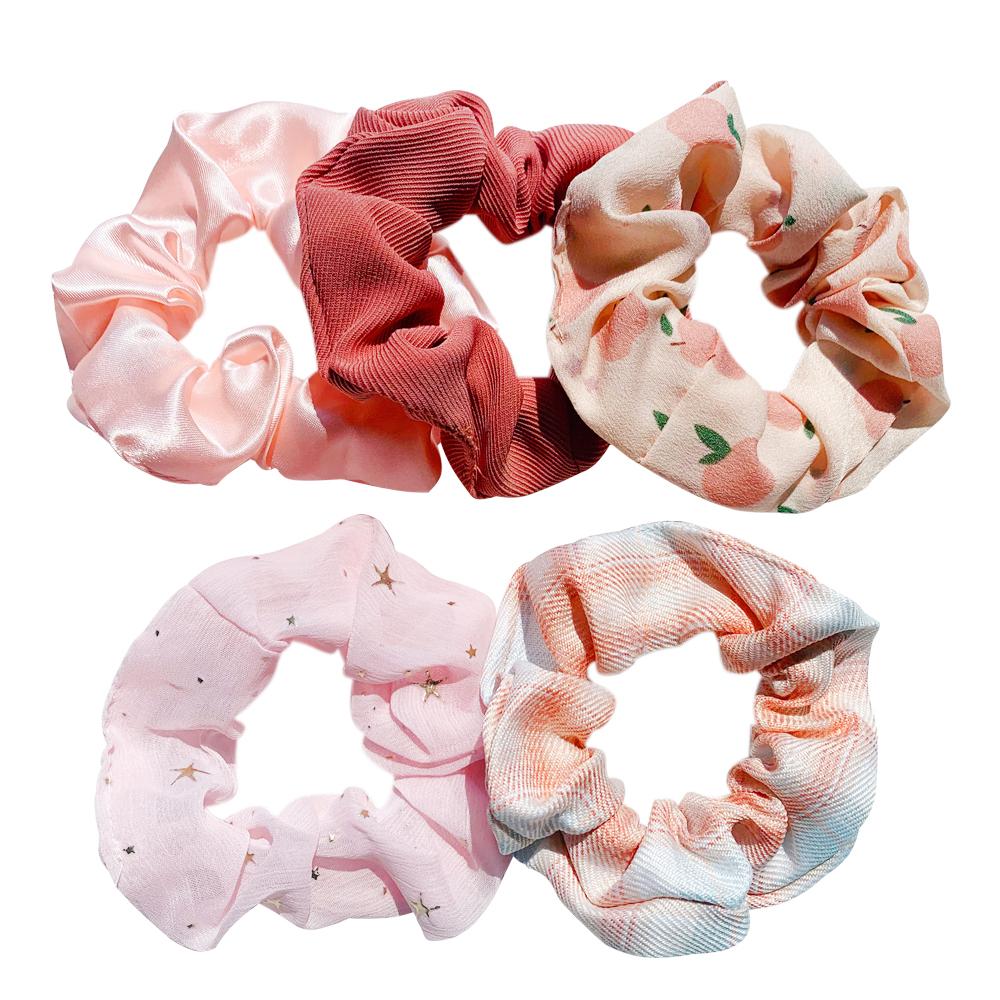 15PCS/Set Women French Elastic Hair Scrunchies For Women Hair Ties Rubber Band Hair Rope Accessories Lady Headdress 2021