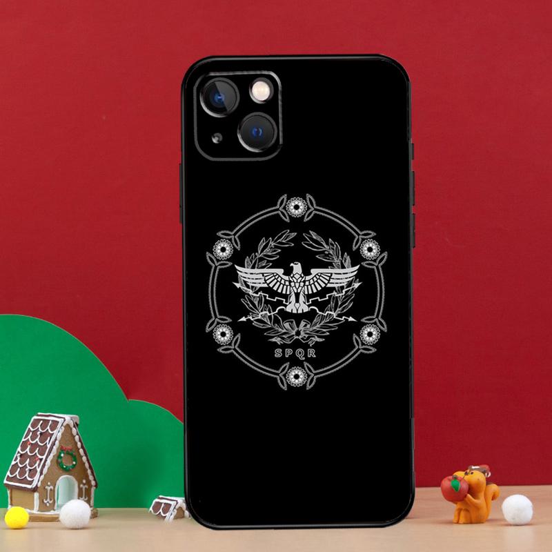 SPQR Roman Imperial Legion Phone Case For iPhone 15 13 11 12 14 Pro Max XS Plus X XR 12 13 Mini Soft Cover