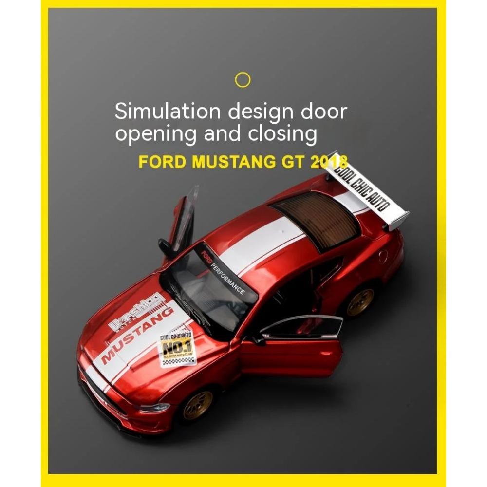 Udělejte si vlastní přizpůsobitelný model automobilu Ford Mustang v měřítku 1/42 – jedinečný sběratelský závodní vůz pro fandy a nadšence