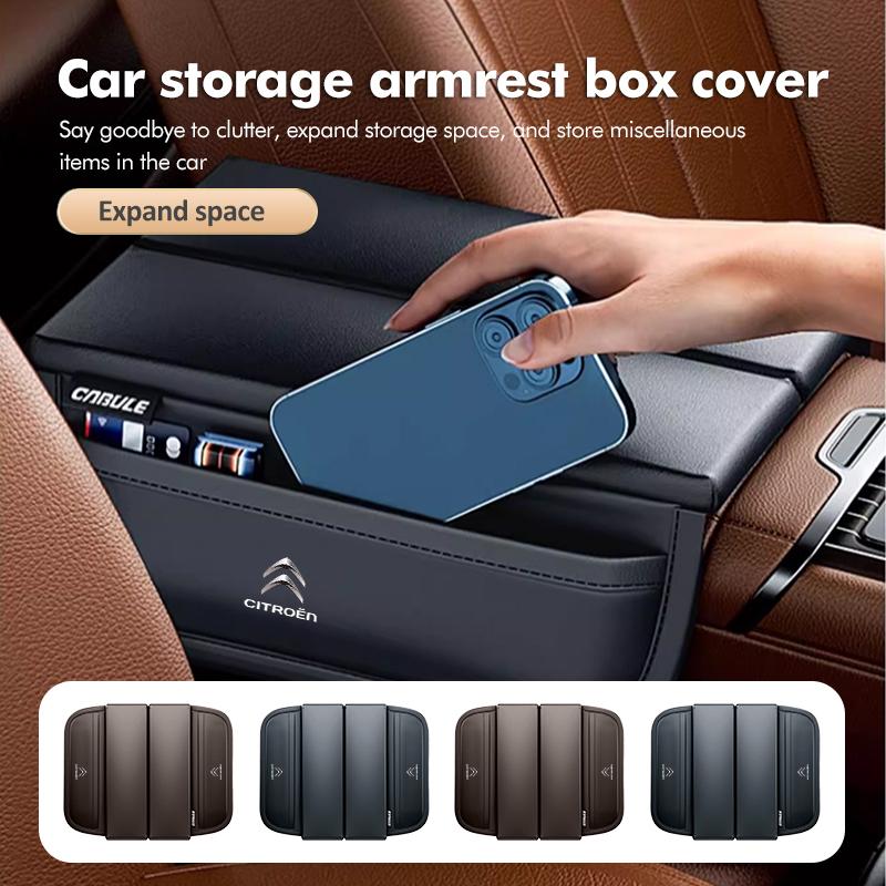 YRRKW1 For Citroen Car Armrest Box Cover Central Control Elbow Cushion Support Pad C4 C3 C5 C1 C2 C6 VTS C4L DS3 DS4 DS5 Grand Berlingo