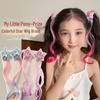 My Little Pony Colorful Braided Wig & Star Hair Ties for Girls - 2025 Princess Style