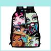 Zaino Monster High Ad Alta Capacità Per La Scuola E Materiale In Tessuto Oxford