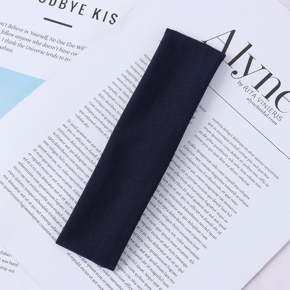 1PC Hair Accessories Fitness Yoga Headwear Solid Color Sports Headbands Yoga Hair Bands Elastic