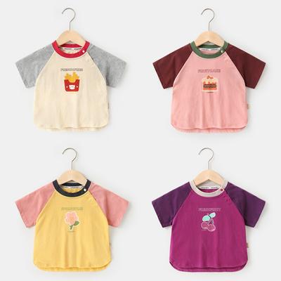 Baby Clothes Casual Short-sleeved T-shirts Summer Clothes Boys Girls Baby Children Children Summer Half-sleeved Tops