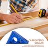 45/90 Degree Angle Ruler Imperial Metric Scale Aluminum Alloy Thickened Height Ruler Square Ruler Precision Woodworking DIY Tool