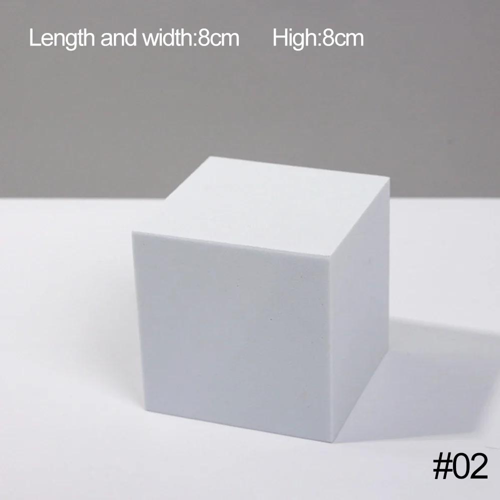 Kreativ Hård Skum Geometrisk Kub Liv Foto Fotografi Material Fotografia Shoot Rekvisita för Smycken, Toalettartiklar, Mat, Sminkverktyg