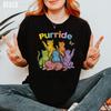 Purride LGBTQ Shirt, Rainbow Pride Cat Shirt,Funny Pride Shirt