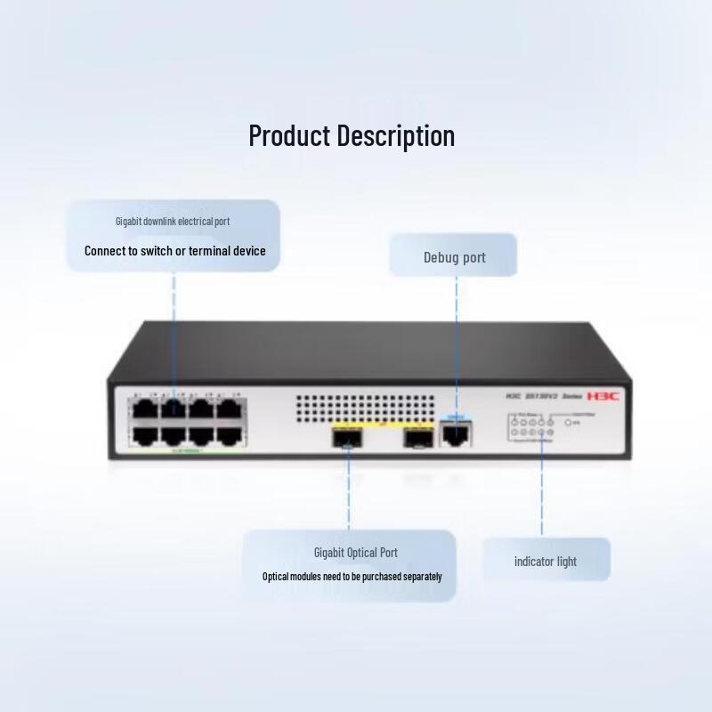 H3C S5130V2-10P-LI Gigabit Managed Switch