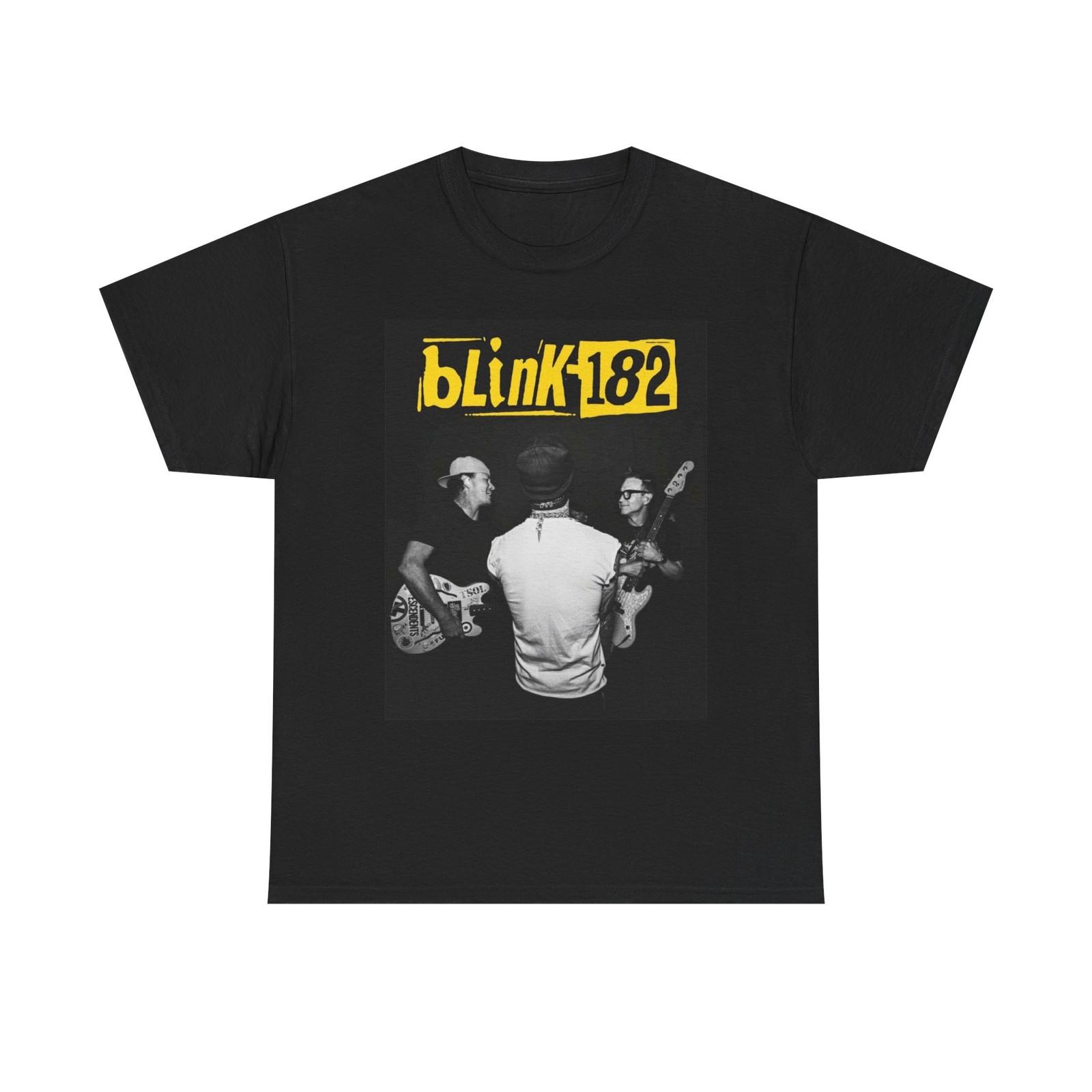 Blink 182 Retro Punk Rock Graphic T Shirt Cotton Tee S