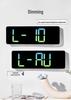 Large Electronic Wall Clock with Countdown & Multiple Alarms, Model 5526