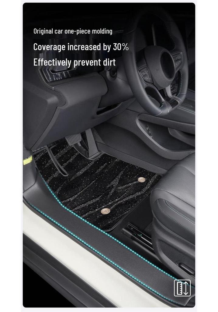 2026 BYD Seal 07 EV Full Coverage TPE Floor Mats - Flash Charge Version