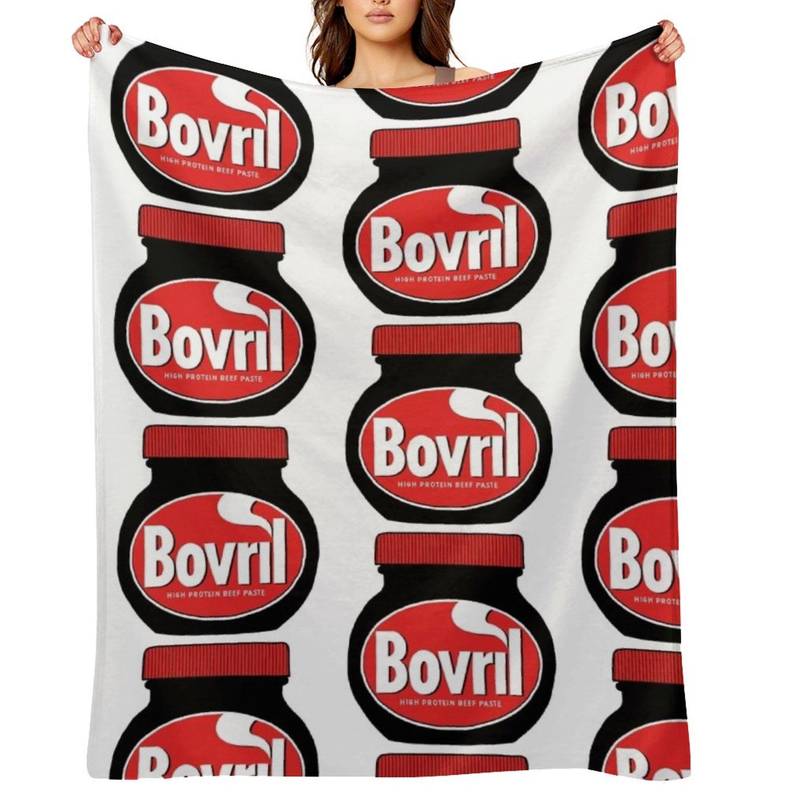 Bovril Illustration Throw Blanket Soft Plaid Luxury Designer Custom Kid S Blankets 30x40in