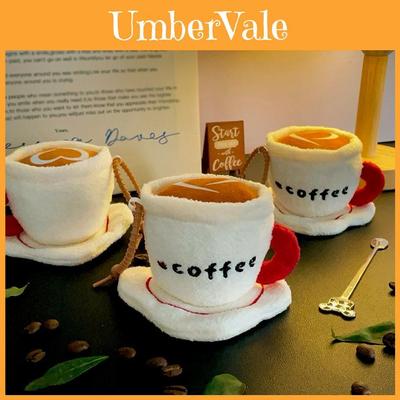 Kopje Koffie Pluche Poppen Speelgoed Met Zacht Pp Katoen Voor Decoratie en Cadeau voor Afternoon Tea