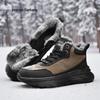 YRCON Men's Thermal Waterproof Outdoor Snow Boots