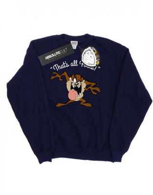 Girls Taz ThatÂ´s All Folks Sweatshirt