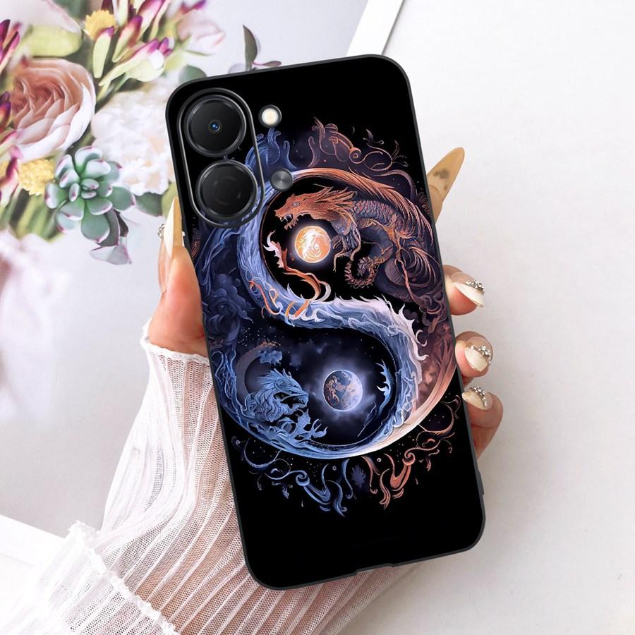 For Tecno Spark Go 3 5G Case Cute Cat Painted Capa for Tecno Spark GO3 KN3 Pop 20 Soft Silicone Bumber Shell for Sparkgo 3 Funda