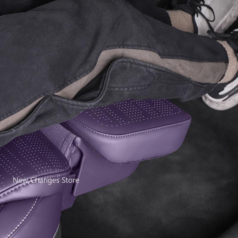 For AVATR 07 06 12 2024-2026 Leg Rest Cover Leather Full Cover Nappa Front Seat Footrest Protector Dustproof Pad Car Accessories