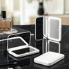 Adjustable LED Light Mirror With Touch Screen Vanity Mirror Portable Makeup Mirror  Beauty Tools