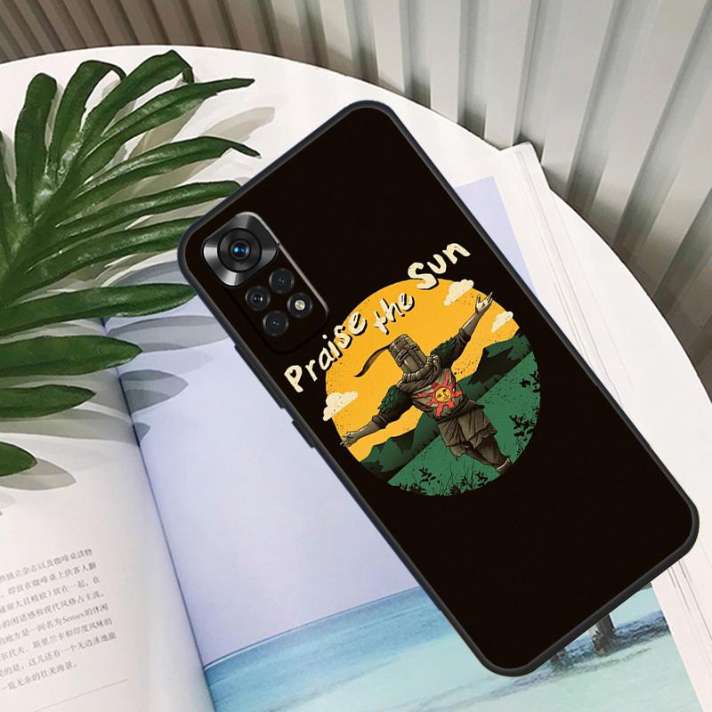 Praise the Sun Dark Souls Funda For Xiaomi Redmi Note 11 10 12 13 14 15 Pro Plus Case For Redmi 15C 10C 13C 12C 14C 15