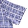 Banana Republic linen Check Pattern Short sleeve Button down shirt M blue Men's Used
