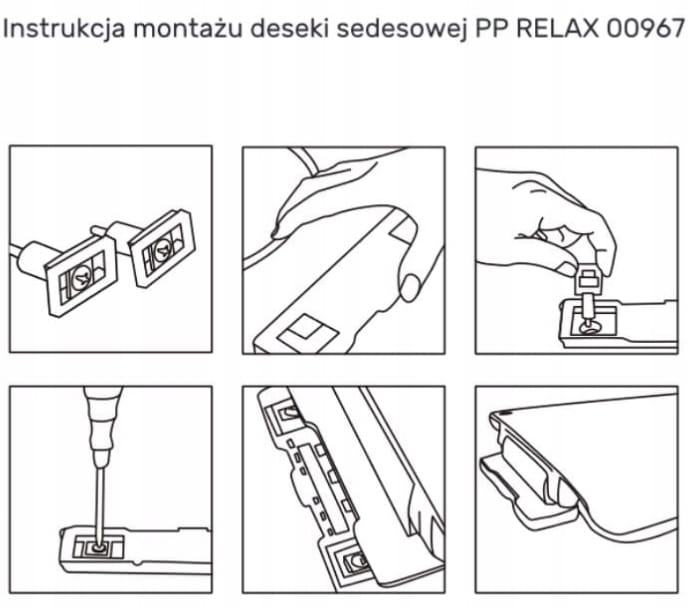 White soft-close toilet seat 435x37x58cm for WC