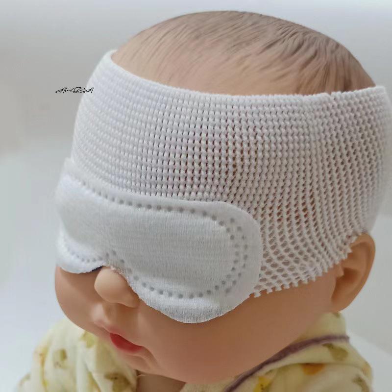 Maschera per Occhi Fototerapia Neonato Anti-Luce Blu Protezione Solare Copriocchi Protettivo per Neonati Bambino Comodo Cuscinetto Oculare Regolabile