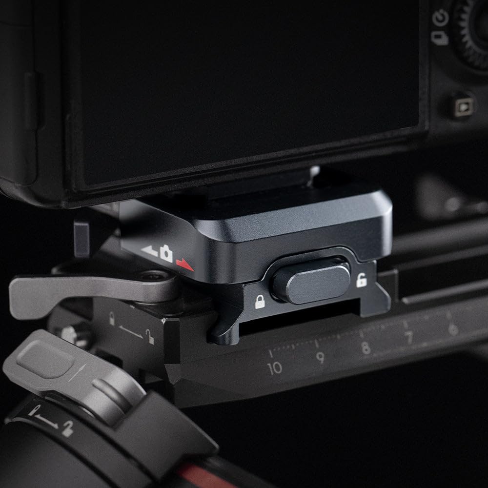 PGYTECH P-RH-167 Stabilizer Quick Release Clamp Arca-Swiss Mounting Port Aluminum Alloy for DJI Ronin RS4 Mini RS3 Pro RS2 Gimbal Camera Accessory