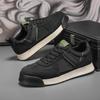 Fashion Casual Sports Shoes Men Increased Fashion Leather Casual Shoes Board Shoes High Quality Outdoor Chunky Sneakers British Style