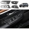 for CRV 2017-2022 Rear Air Condition Vent Outlet Cover Trim Sticker, Carbon Fiber Grain Style Interior Decorative Panel Frame Accessories for Honda