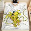 Marsupilami Flannel Blanket, High Quality Comfortable for All Seasons, Home Decor, Warmth and Comfort