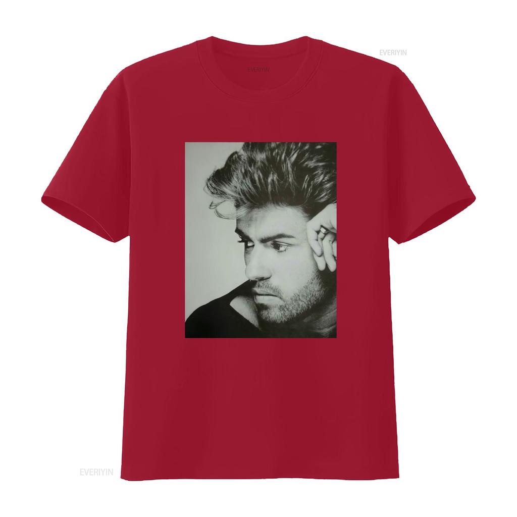 George Micharl Careless Whisper Ultra Cotton T Shirt Vintage Washed Fashion Breathable Soft Graphic Comfortable Casual Slightly