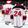 2026 New Jersey Pánský Nový Tréninkový Oblek na Lední Hokej 3D Tištěný Tým Ďáblů Bílý Sportovní Dlouhý Rukáv Rodina