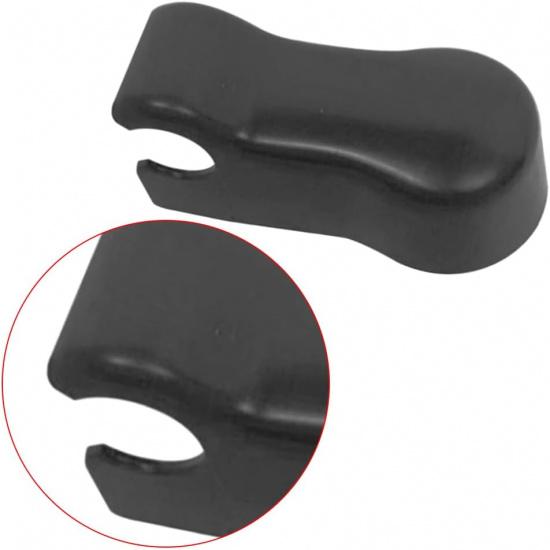 2 st Vindrutetorkararmsskydd för Land Rover Defender 2002-2016 LR058466 6 cm/2,36 tum Svart PBT-material Bildelar