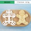 3/1pcs Christmas Gingerbread Cookie Cutter Gingerbread Man Skull Candy Biscuits Baking Mould For Xmas Halloween Party Cake Decor