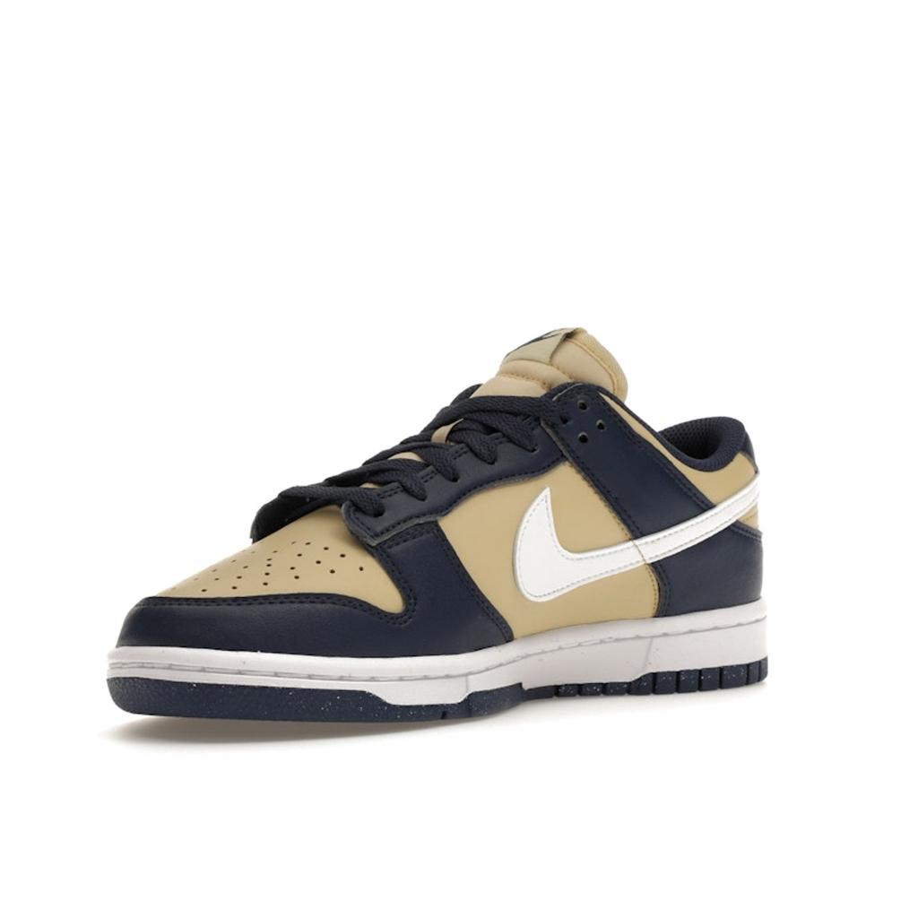 Nike  Dunk Low Next Nature Navy Gold Women Sneakers Blue Midnight-Navy White DD1873-401