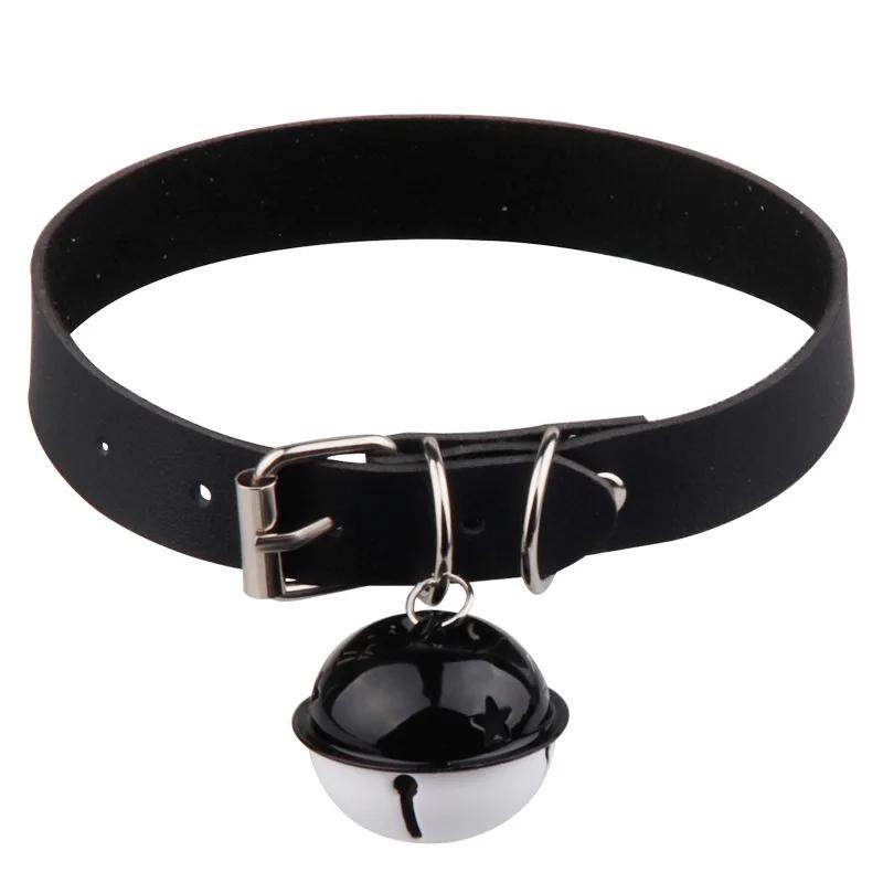Sexy PU Leather Peach Heart Chain Collar BDSM Bondage Slave Body Harness Necklace Sex Toys for Couple Game
