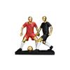 Mini Soccer Team Figurine Exquisite Football Player Statue Football Player Resin Figurine  Bedroom