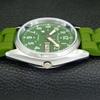 VINTAGE SEIKO 5 AUTOMATIC 6309A REFURBISHED JAPAN MENS GREEN WATCH a441690-1 Sk-a441690